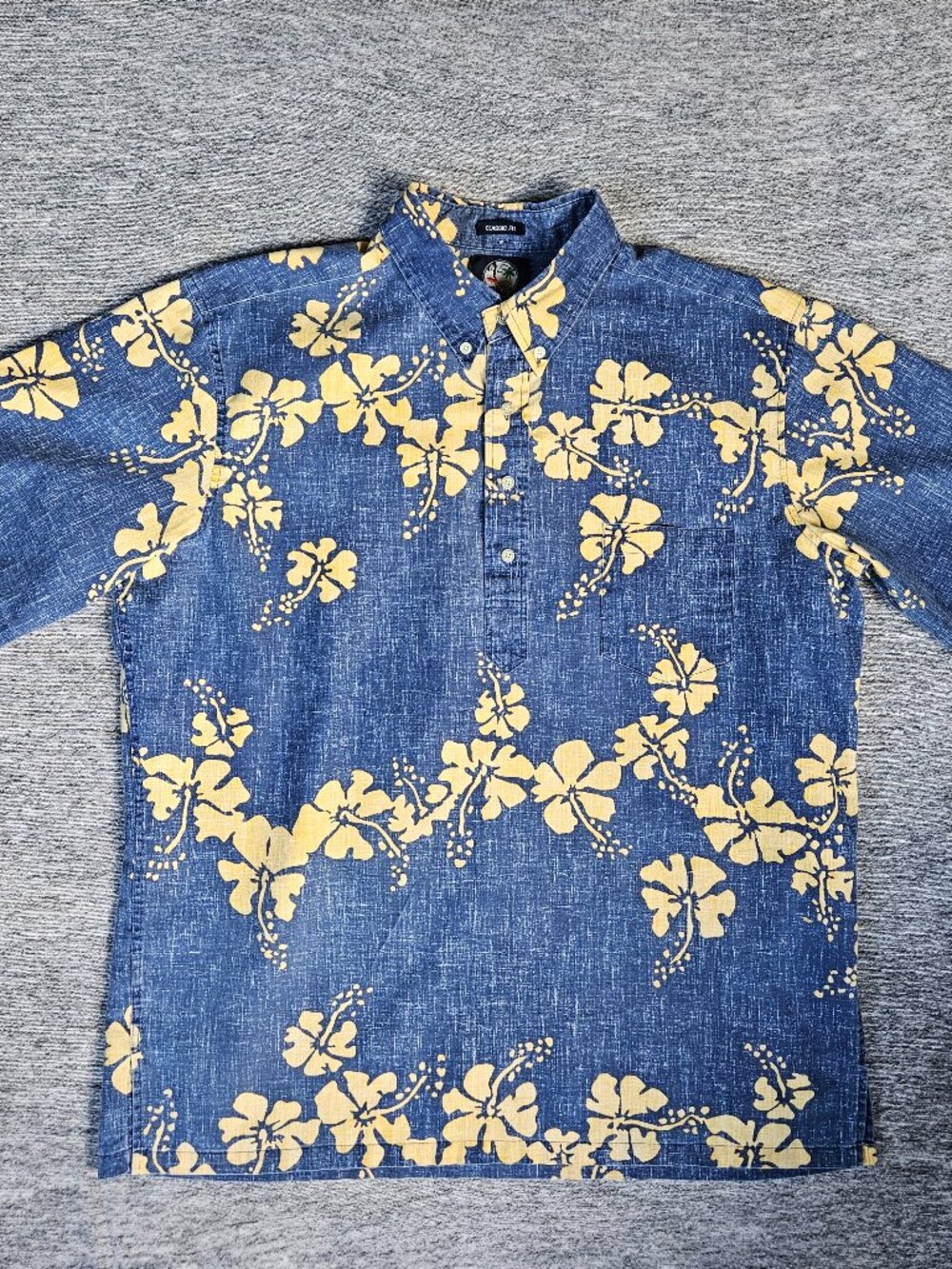 Reyn Spooner 50th State Flower Shirt Men Sz XL Aloha Hawaiian Beach Vacation VTG
